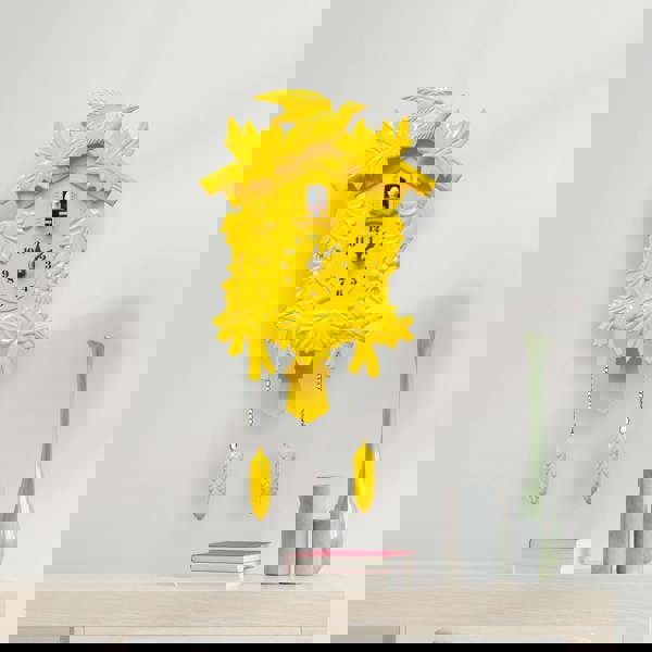 WALPLUS WC2049 - Yellow Vintage Cuckoo Clock