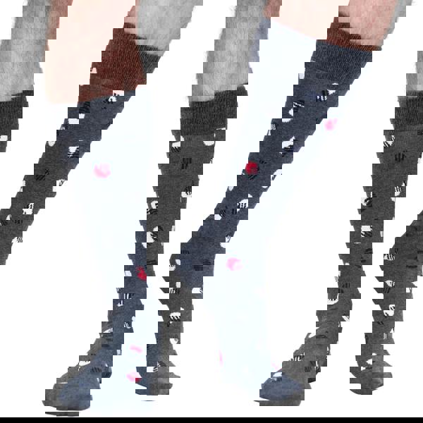 Jemsox 5-Pack Multi Spot & Stripe Organic Cotton Socks