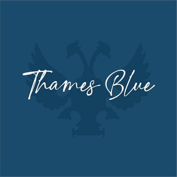 Tom Hessin Charles Collection Thames Blue Iridium Nib Medium