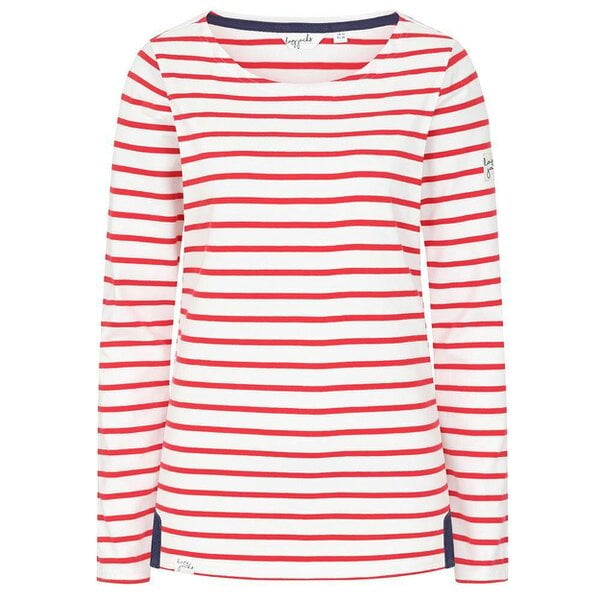 Lazy Jacks LJ97 - Long Sleeve Striped Breton - Cherry