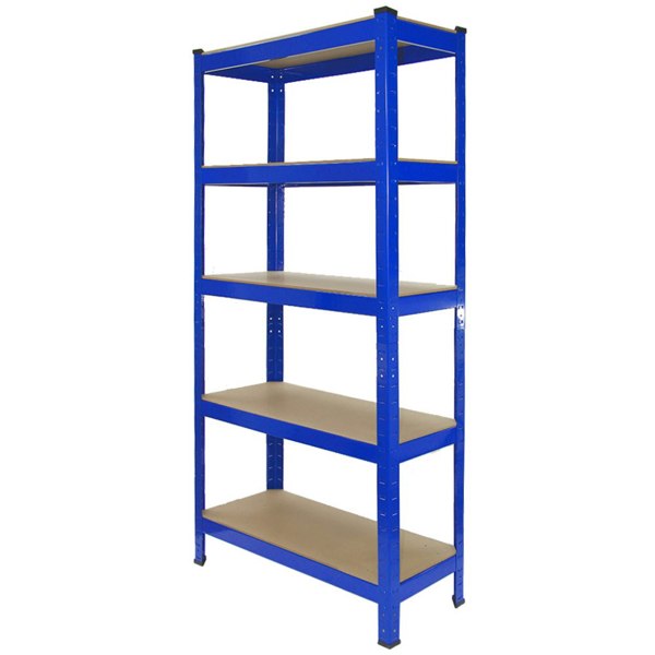 Monster Racking T-Rax Heavy Duty Shelving Units - Blue (75cm W, 30cm D) Set of 4