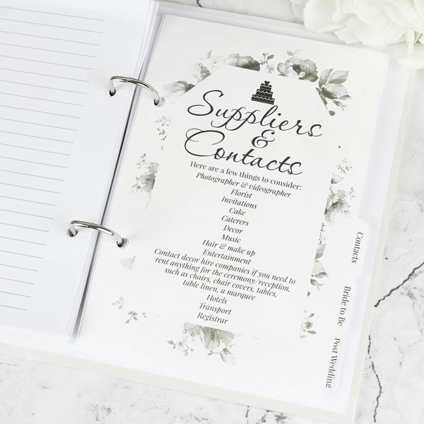 Personalised Photo Wedding Planner - packaging view