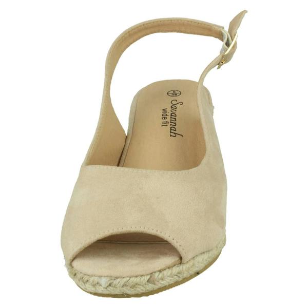 Savannah Ladies Savannah Wide Fit Wedges F2295
