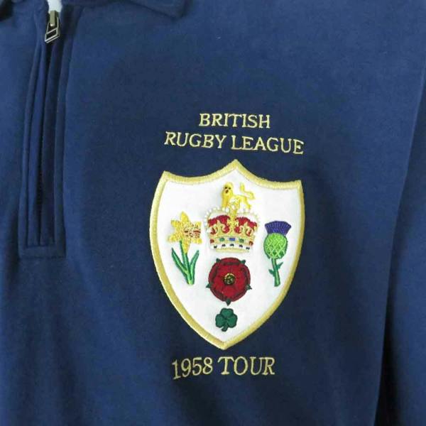 Rugby League Lions Sweatshirt Zipper Badge