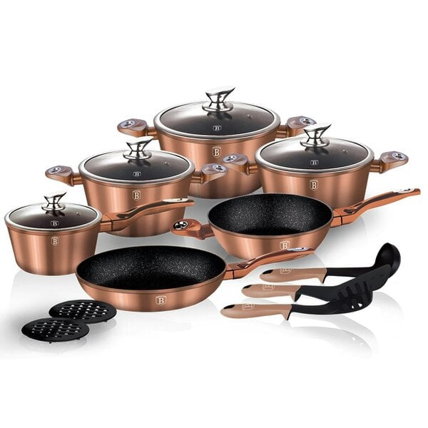 Berlinger Haus Cookware Set Berlinger Haus BH1224 Rose Gold
