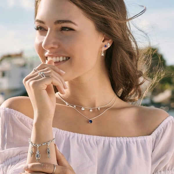 THOMAS SABO Silver Diver Dangle Charm 1896-644-7