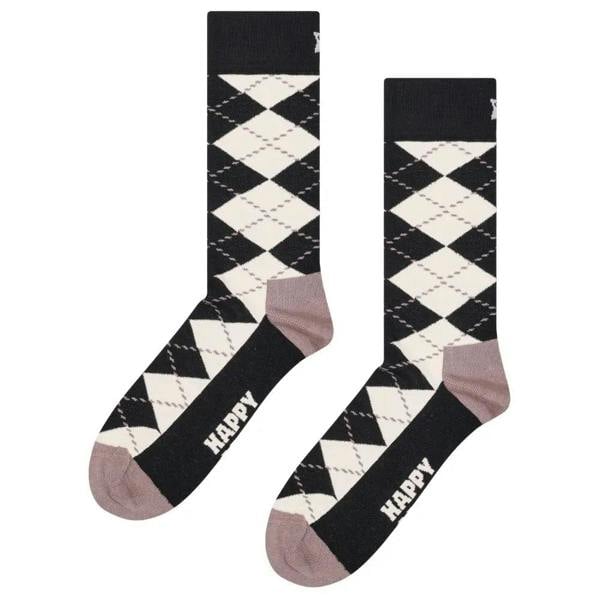Happy Socks 4-Pack Black and White Socks Gift Set