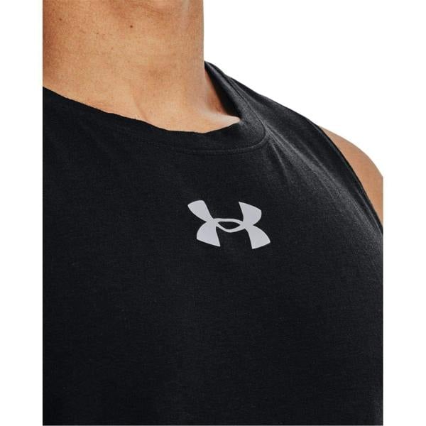 Under Armour Mens Baseline Tank Top - Black - 