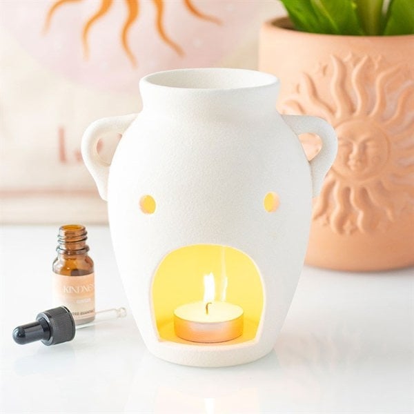 Serano Vase Shaped Oil Burner and Wax Warmer