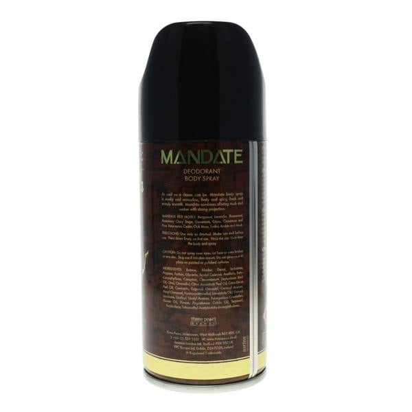 Mandate Deodorant Body Spray 150ml