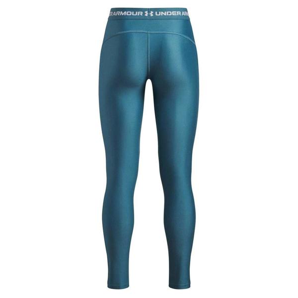 Under Armour Girls Fitted Training Leggings - Blue/White - 