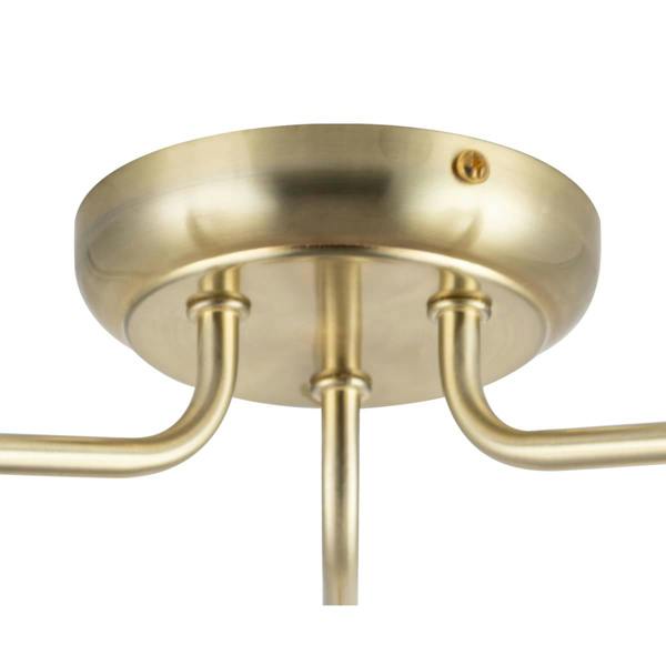 COSYLYTE Fraser 3 Light Metal Ceiling Flush Light