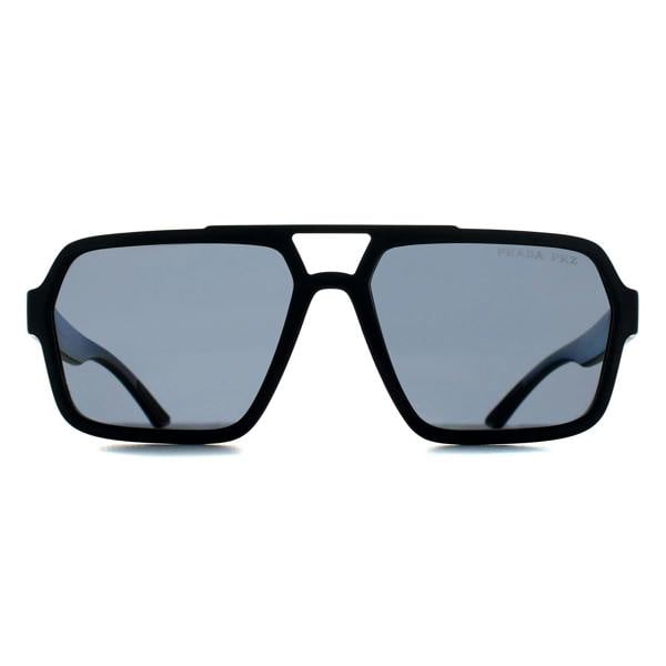 Prada Sport Sunglasses PSA06S 1AB02G Black Dark Grey Polarized