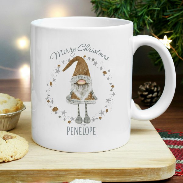 Personalised Memento Company Personalised Christmas Gonk Mug