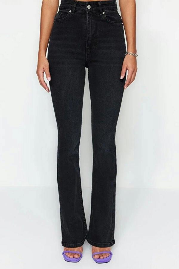WOVCOR High Waist Comfort Flare Jeans