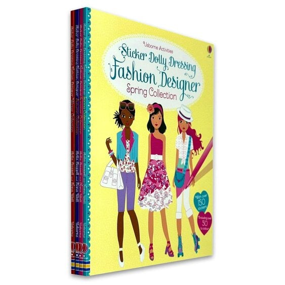 Usborne Sticker Dolly Dressing Fashion Designer Activity Pack