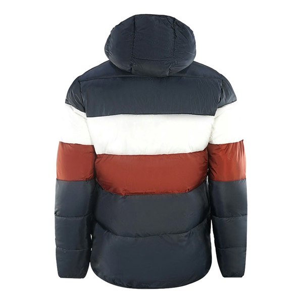 Lyle & Scott Colourblock Puffer Jacket - Navy Blue