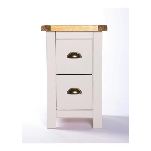 Argenta 2 Drawer Petite Bedside Table