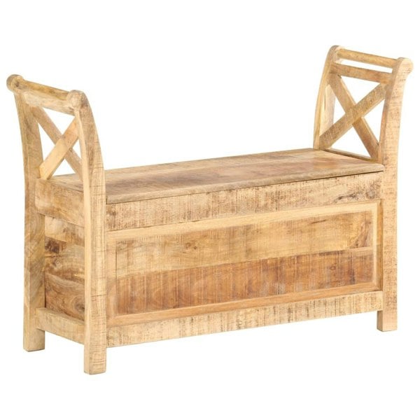 Berkfield Hall Bench 103x33x72 cm Solid Mango Wood
