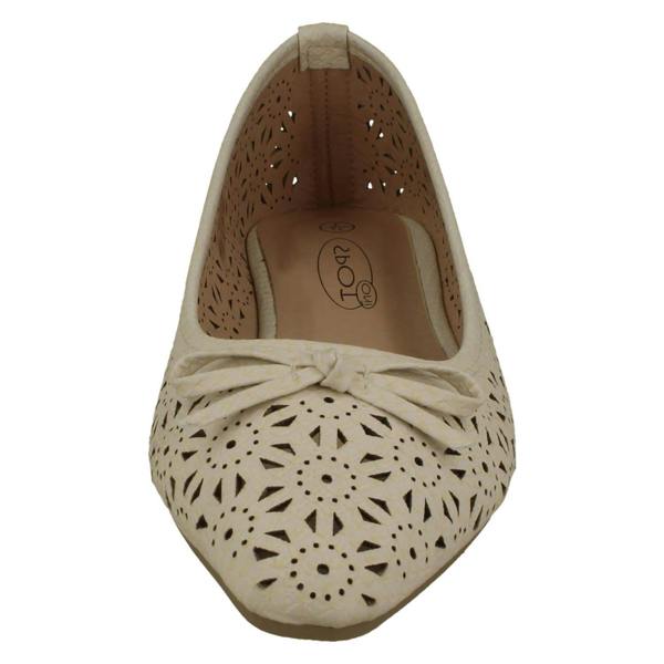 Spot On Ladies Spot On Ballerina Flat Shoes F80460