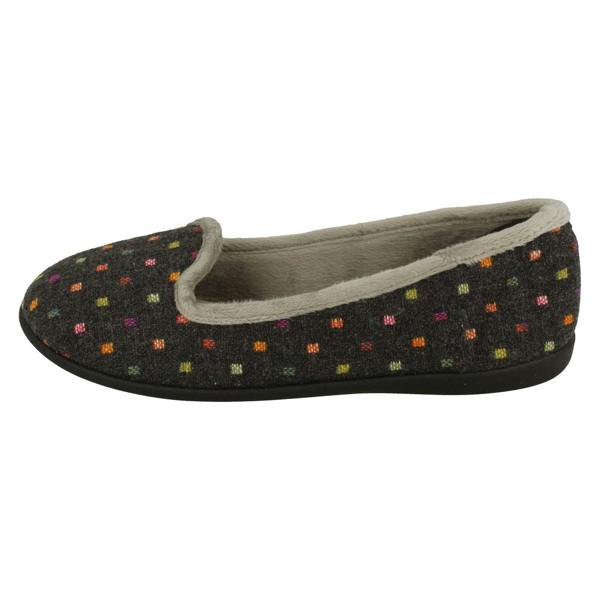 Padders Ladies Padders Slip On Textile Slippers - Albertine