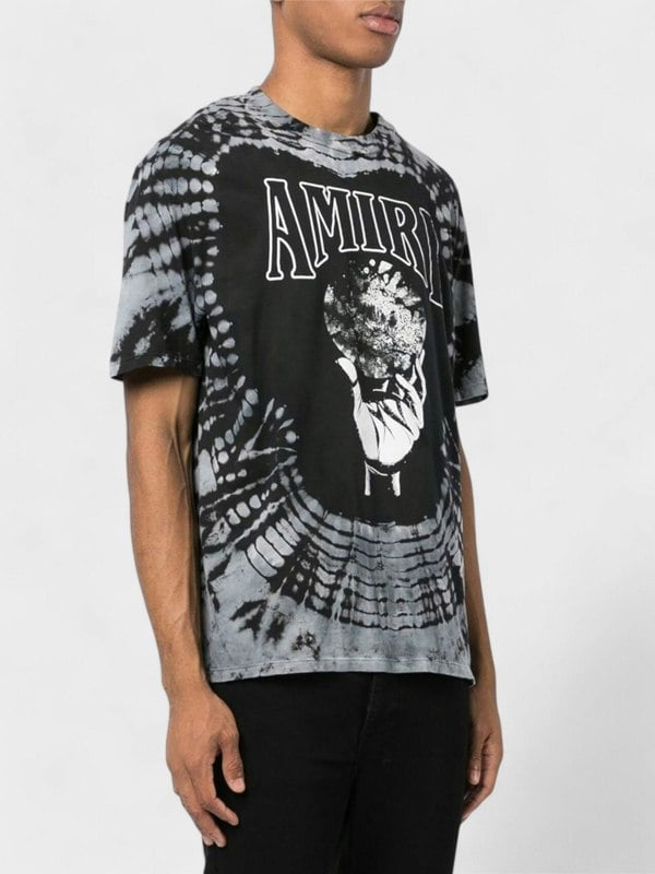 Amiri Crystal Ball Tie Dye T Shirt Black - Supplied FashionAmiri