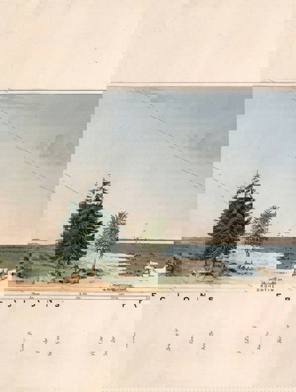 c.1852 View of Nature in all Climates - From the Equator to the Arctic Circle - The Weird & Wonderful
