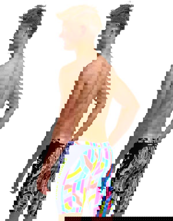 Funky Trunks Boys Fault Lines Swim Training Jammer - Blue