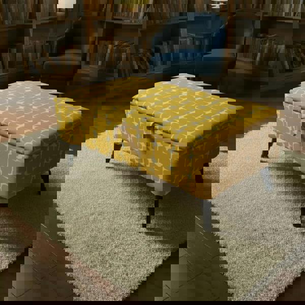 Multi - functional Padded Seat for Small Spaces – Ottoman Storage Bench with Hidden Storage - ISTOOLS