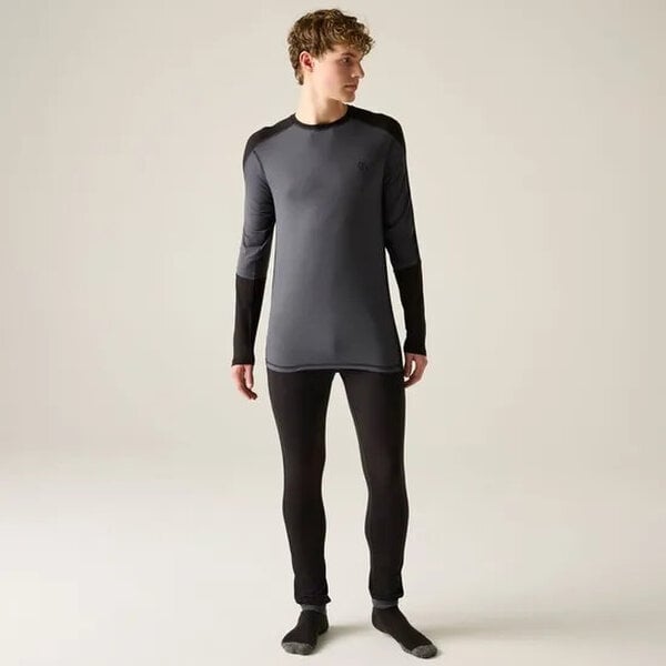 Dare 2B Mens Exchange III Base Layer Set - Black/Ebony