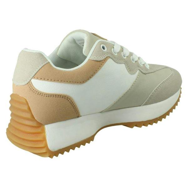 Elle Sport Ladies Elle Sport Slight Wedge Lace Up Trainers F7327
