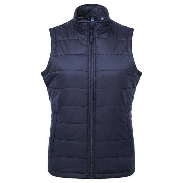 Premier Womens Recyclight Padded Gilet - Navy