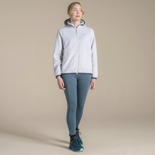 Craghoppers Womens Telesto Hooded Fleece Jacket - Lunar Grey