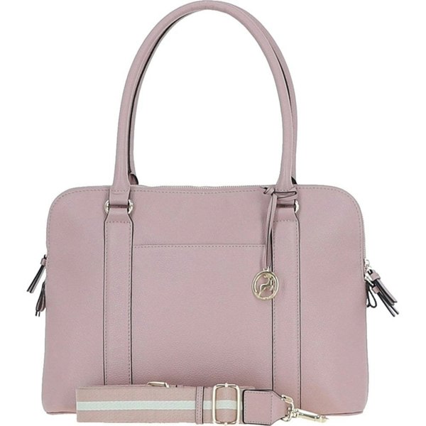 'Cuore di Cuoio' 3 Section Large Leather Handbag: X-39