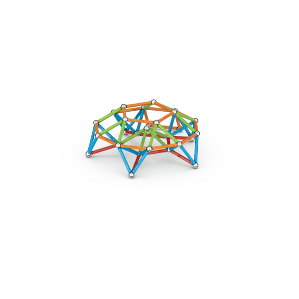 Geomag Magnetic Supercolor - 142 Pieces