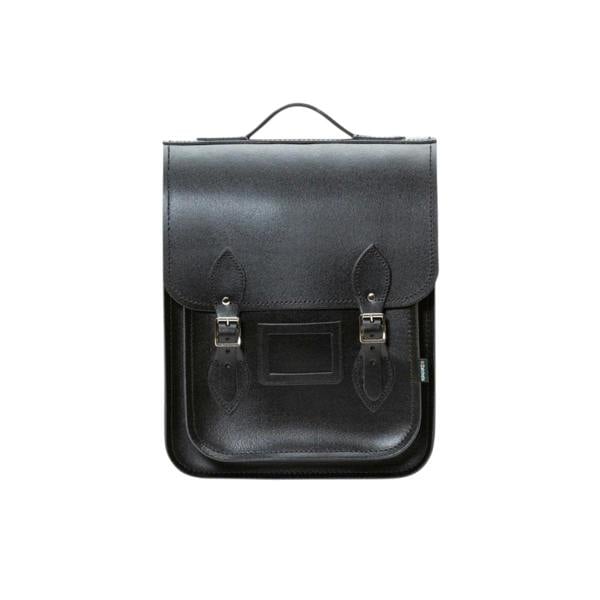 Zatchels Leather City Backpack Plus - Black - In Stock & Ready to Ship