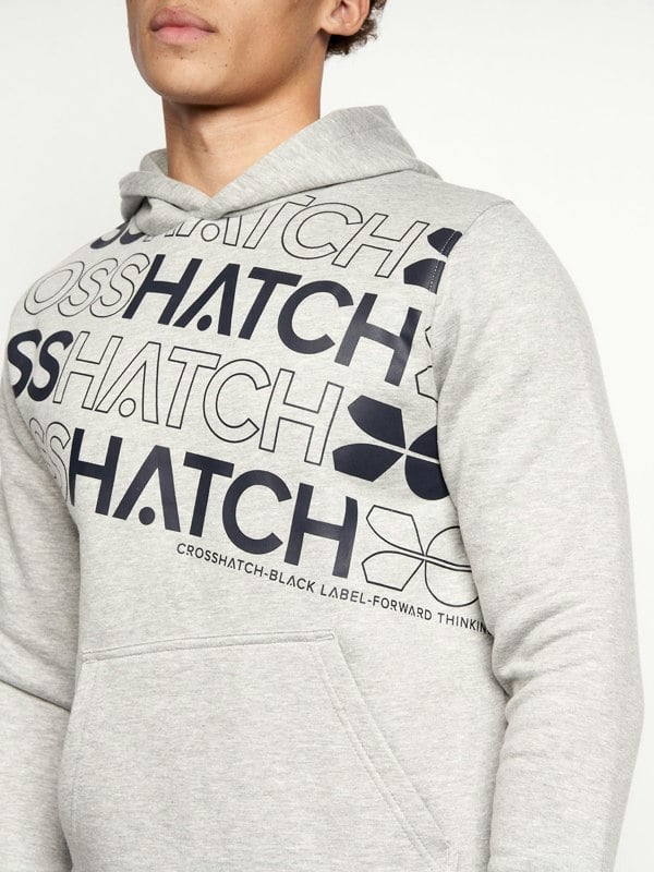 Crosshatch Shardo Hoodie 2pk Navy/Grey Marl
