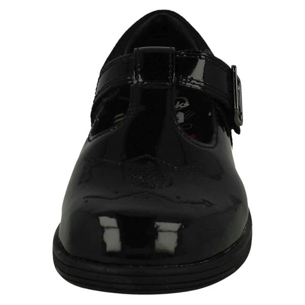Clarks Girls Clarks T-Bar School Shoes Jazzy Tap K