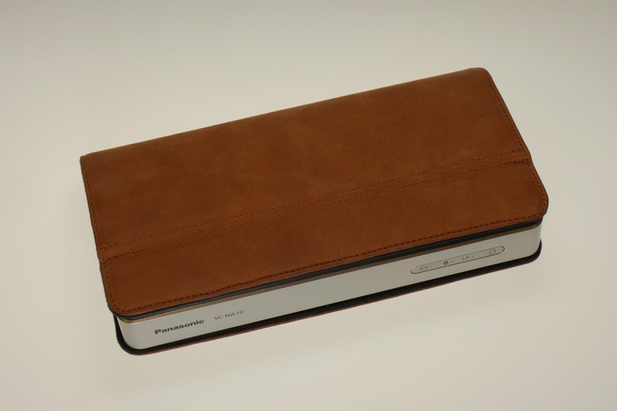 Panasonic SH-ANA10E-T Leather Cover for SC-NA10EG-A Speaker Brown