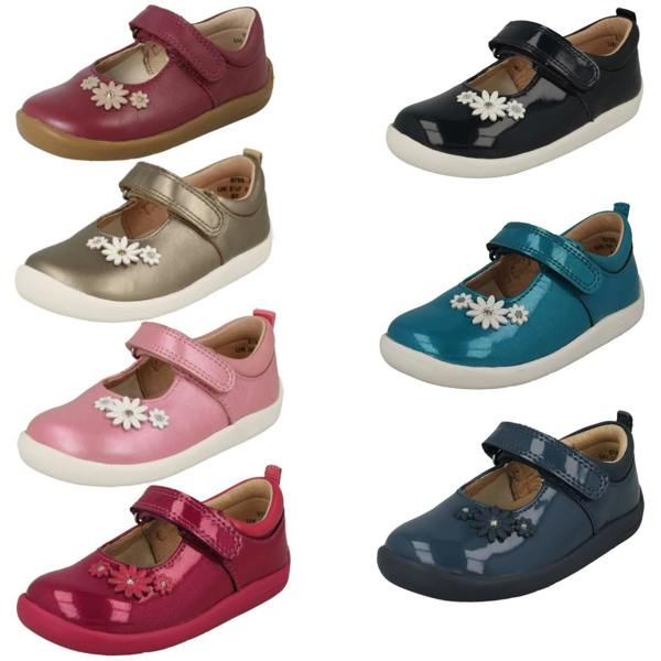 Start-rite Girls Startrite Flower Detailed Shoes - Fairy Tale