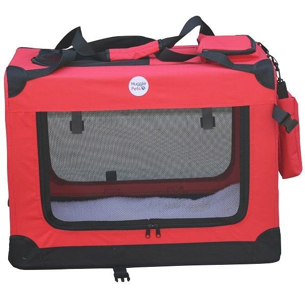 HugglePets Fabric Crate Foldable Pet Carrier