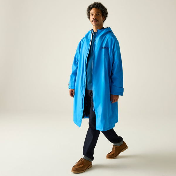 Regatta Unisex Adult Camo Waterproof Changing Robe - Sonic Blue