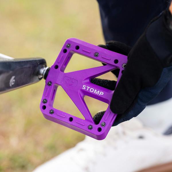 Oxford Stomp Nylon Flat Pedals Purple