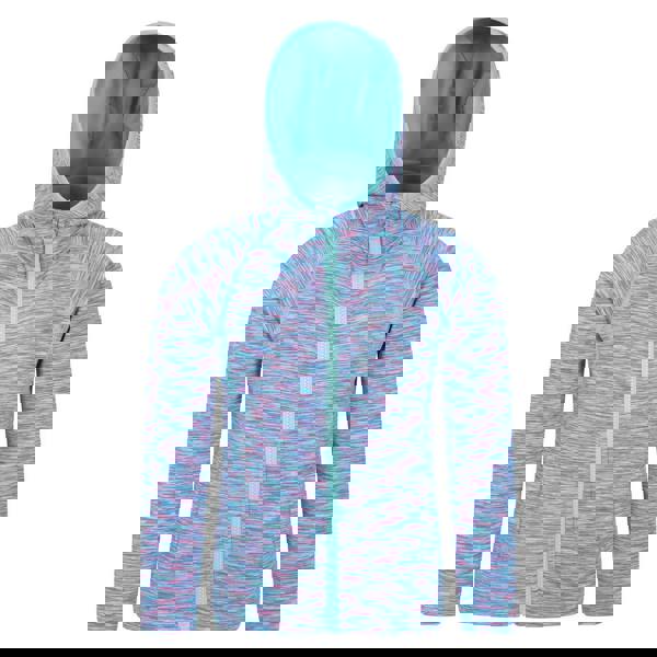 Mountain Warehouse Childrens/Kids Kayleigh II Stripe Full Zip Hoodie - Blue