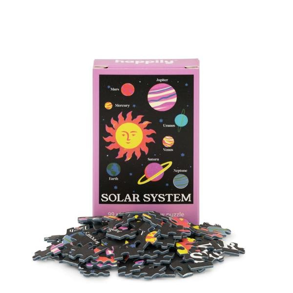 Happily Puzzles Solar System - 99 Piece Mini Jigsaw Puzzle