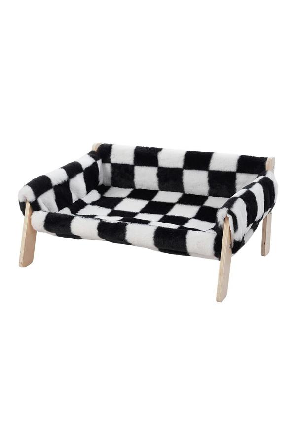 Living and Home Soft and Comfortable Wooden Frame Pet Sofa