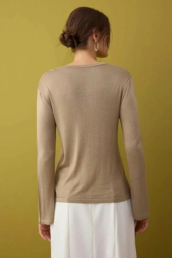 WOVCOR V-Neck Basic Knit Sweater