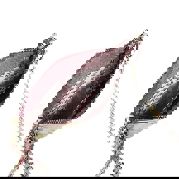 Assots London 'TODD' Yellow & Red Tie Dye Real Leather Crossbody Wristlet Bag