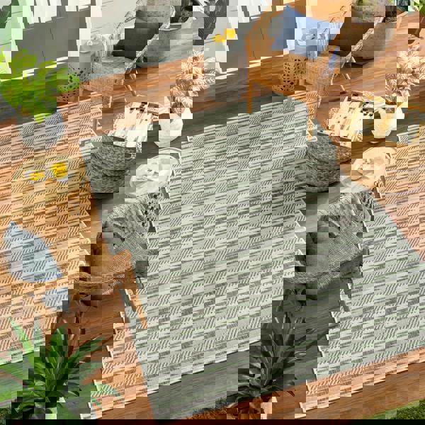 Livabliss Eagean-Global Green Ivory Off-White In- & Outdoor Rug