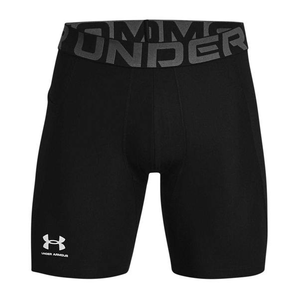Under Armour Mens HeatGear Fitted Compression Shorts - Black - 